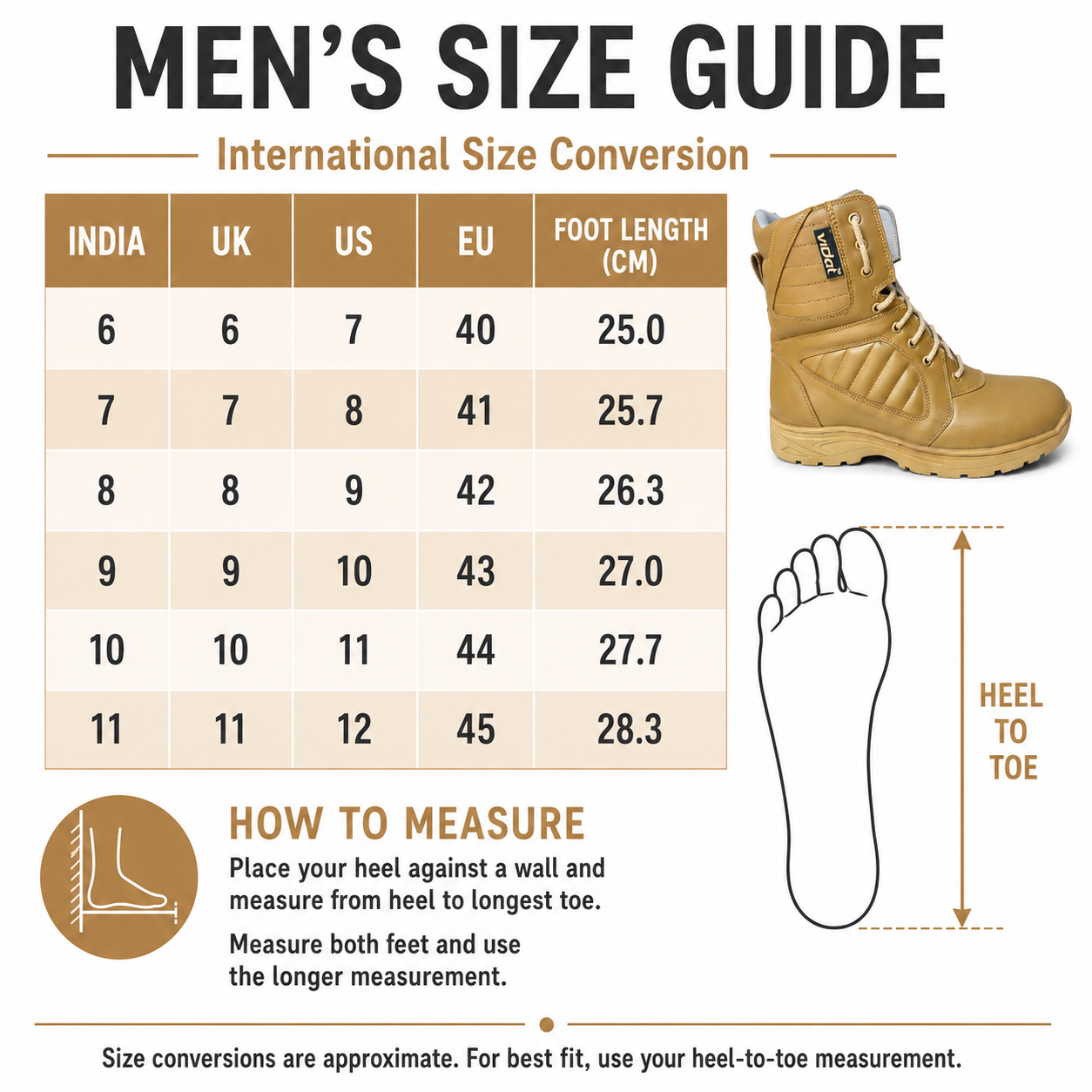 Vidat Leather Pro Series Full Genuine Leather Boots - Image 8